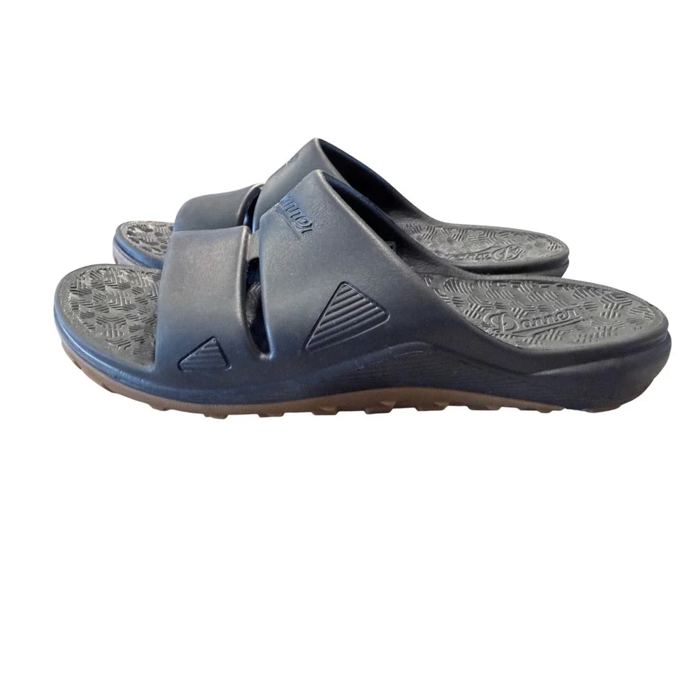 Danner Shelter Cove Slide Black Mens 9 Vibram Sole Sandals 36440‎